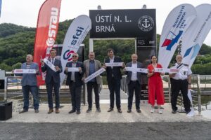 V Ústí nad Labem - Brné byla dokončena stavba nového veřejného přístaviště pro rekreační lodě